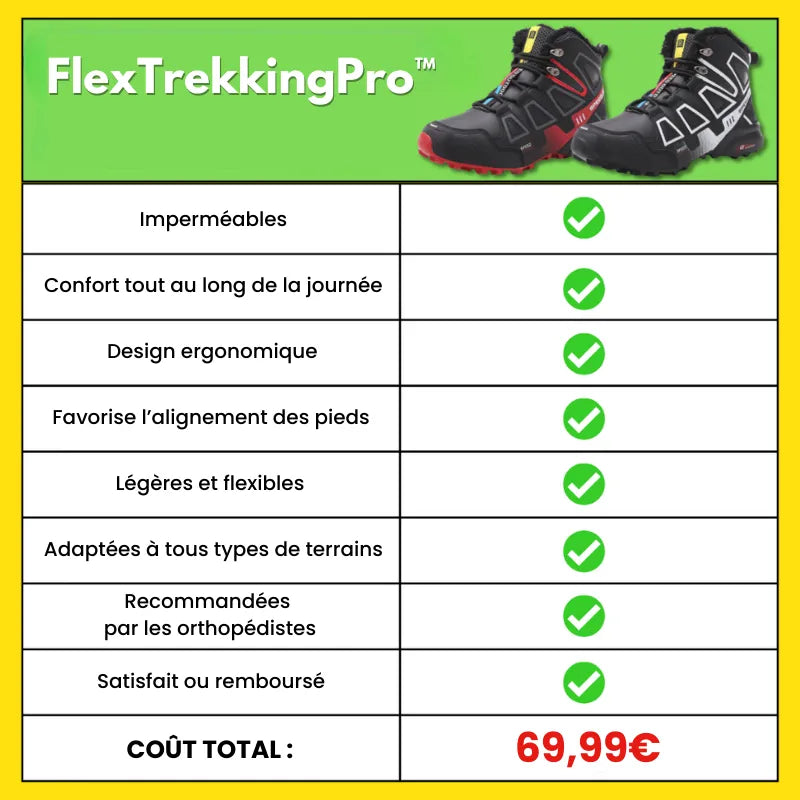 FlexTrekkingPro™ - Chaussures de randonnée et trekking