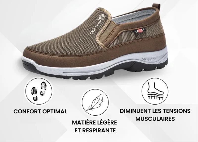 OrthoSport+™ - Chaussures de marche à confort orthopédique homme