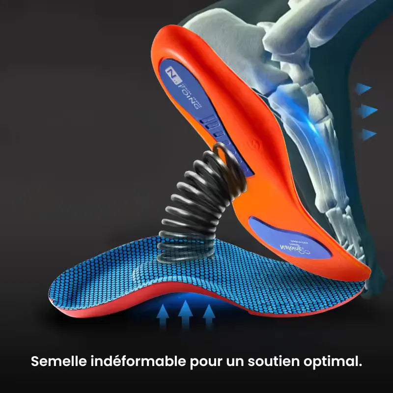 Paire de semelles orthopédiques