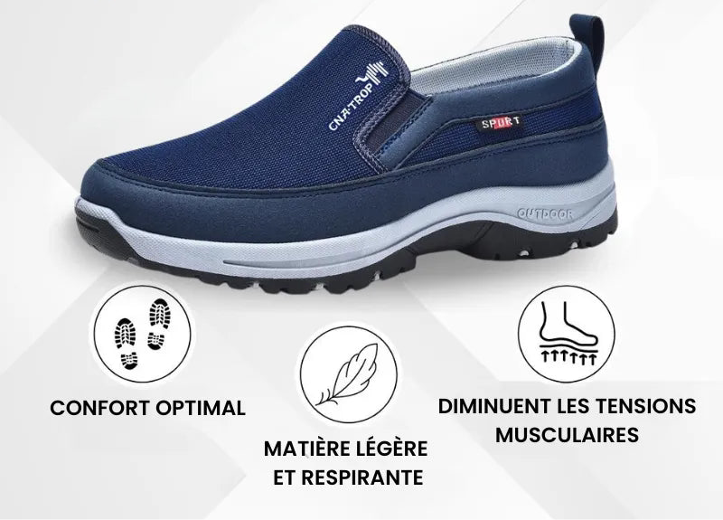 OrthoSport+™ - Chaussures de marche à confort orthopédique homme