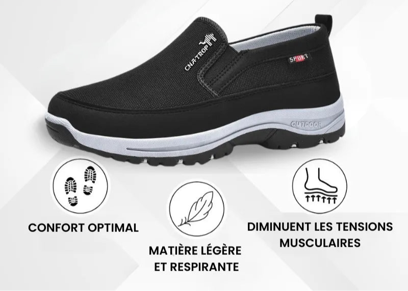 OrthoSport+™ - Chaussures de marche à confort orthopédique homme