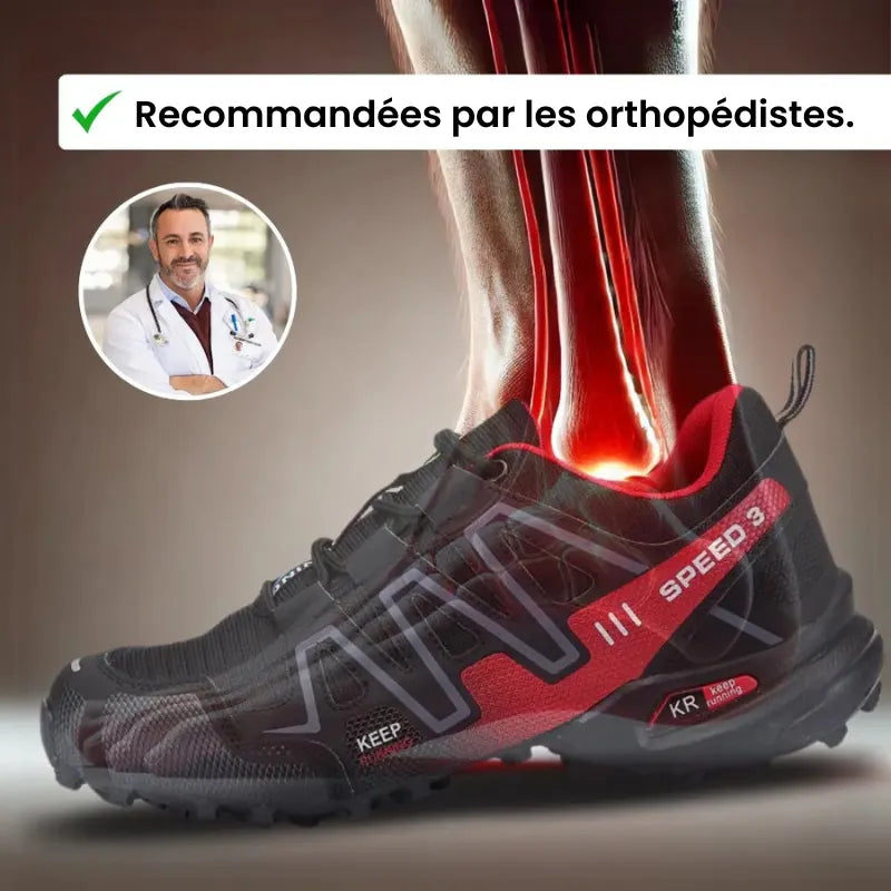 OrthoTrail™ – Chaussures de marche à confort orthopédique homme