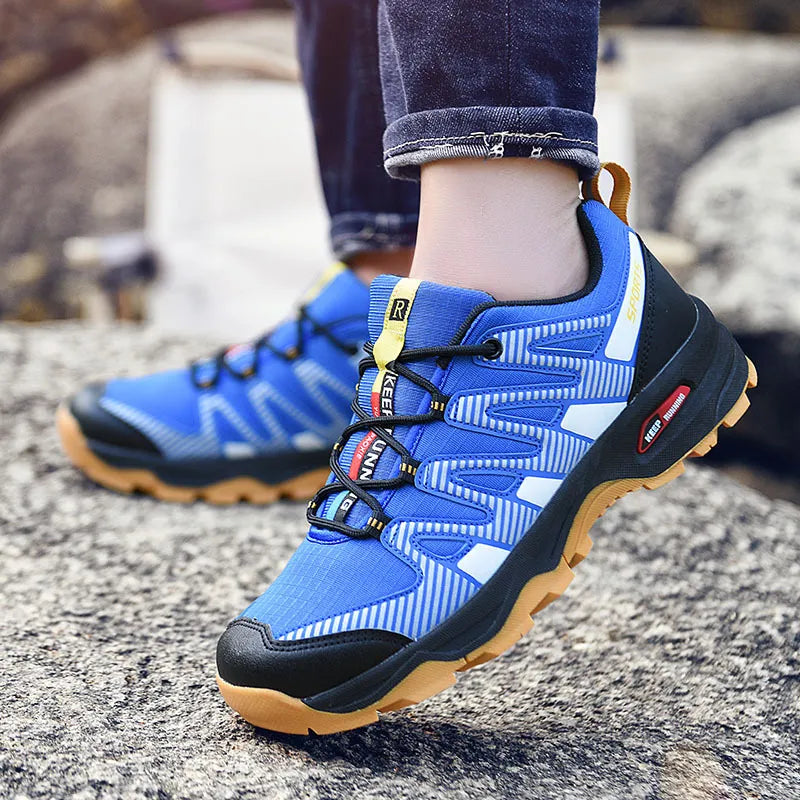 OrthoTrailPro™ Edition Bleu- Chaussures de marche à confort orthopédique