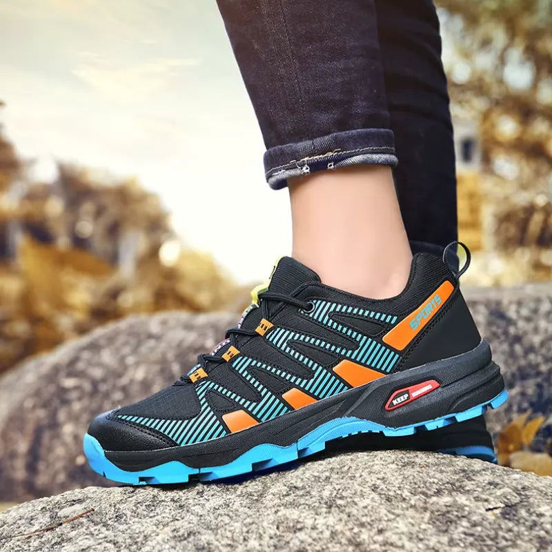 OrthoTrailPro™ Edition Bleu- Chaussures de marche à confort orthopédique