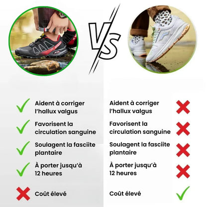 OrthoTrail™ – Chaussures de marche à confort orthopédique homme